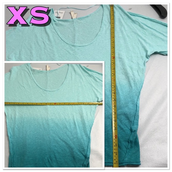 Free People mint ombré gradient scoop neck top - Picture 5 of 6